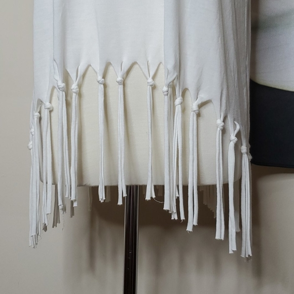NWT Michael Stars Fringe Hem Brixton Jersey Top - Picture 2 of 6
